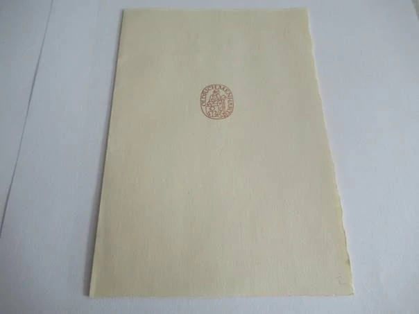 Volná grafika s motivem knižní značky (exlibris) Oldřich Menhart, vhodné pro sběratele drobné grafiky a typografie, originální podepsaný tisk, rozměr složeného listu 15 × 10,5 cm