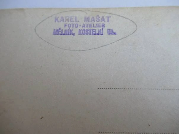  Karel Mašat, Foto-Atelier - Mělník - Kostelní ulice