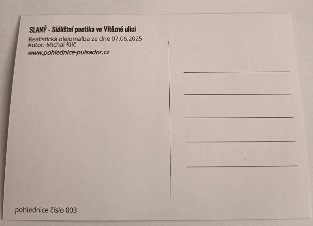 SLANÝ – SÍDLIŠTNÍ POETIKA VE VÍTĚZNÉ ULICI