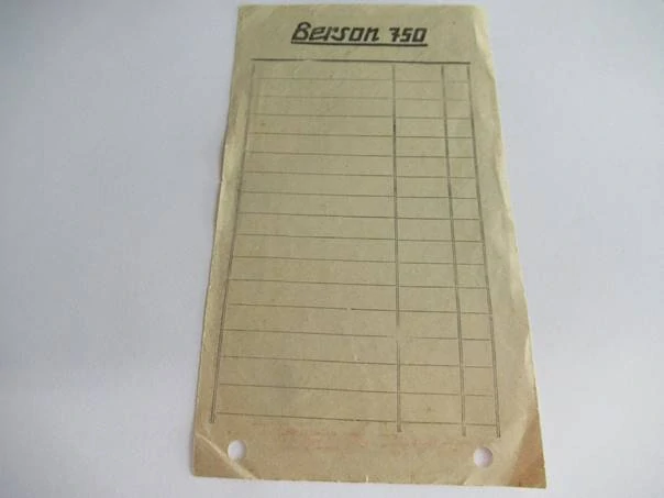 Účet - Berson 750
