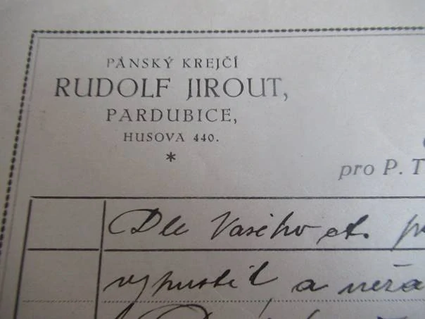 Pardice - Rudolf Jirout - Pánský krejčí