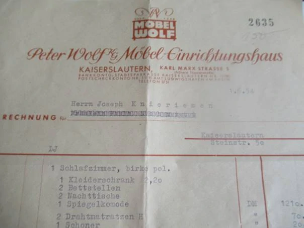 Kaiserslautern - Möbel-Wolf - 1954