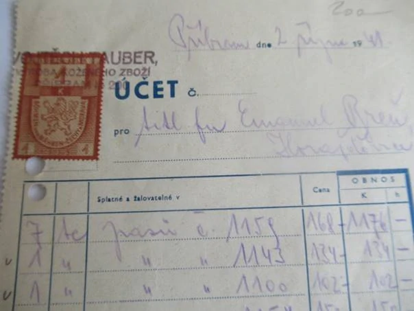 Příbram - Vojtěch Tauber - Výroba koženého zboží - 1941