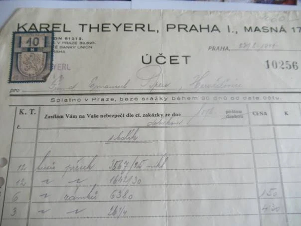 Praha - Karel Theyerl - 1941