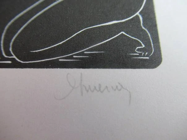 Originální signované exlibris 11,5 x 8,5 cm – P. E. Lévy – Jocelyn Mercier