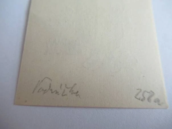 Originální exlibris 10 x 4,5 cm – Dagmar Peřinová – Josef Vodička