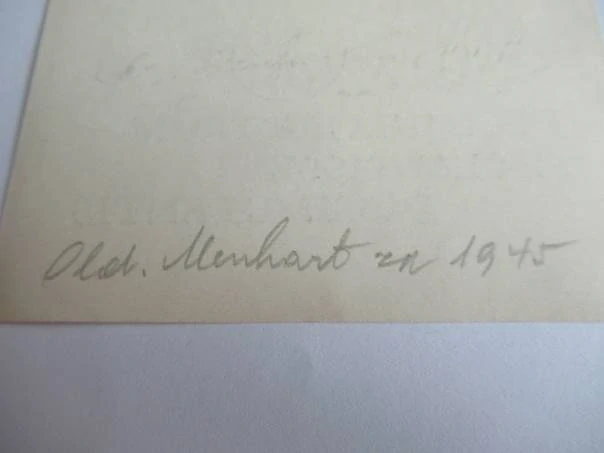 Originální velký exlibris 17,5 x 9,5 cm – Francisci Rudolphi Čebiš (1945) – Oldřich Menhart