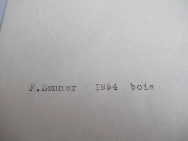 Originální velký exlibris 15 x 10,5 cm – Smette (1954) – F. Zenner