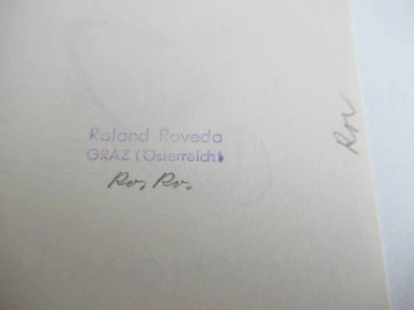 Originální exlibris 8 x 7 cm – Semjon G. Ivenskij – Roland Roveda (Graz, Rakousko)