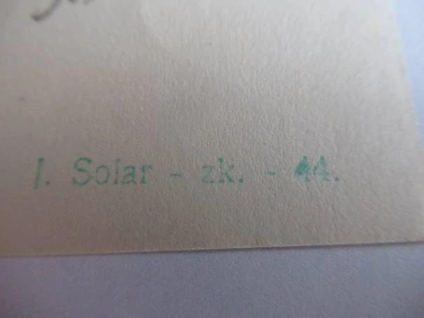 Originální válečné exlibris 14 x 10 cm – Miroslav Cinner (40. léta) – Ivan Solar