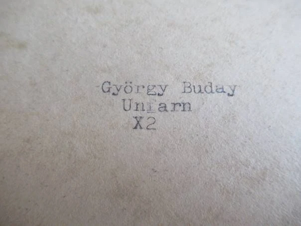 Avantgardní exlibris Sándor Klein, 12 × 12,5 cm – György Buday (1935)
