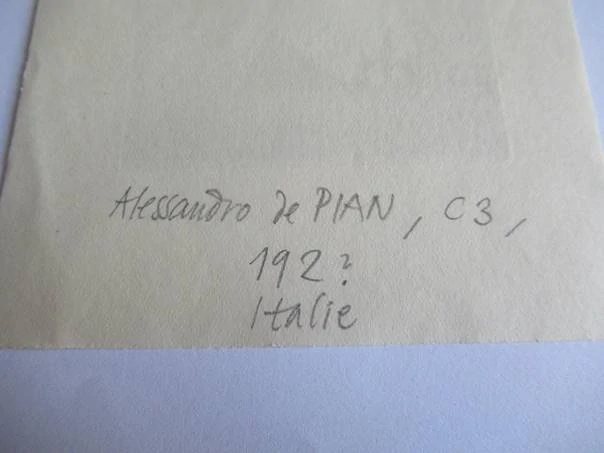 Originální secesní exlibris Bindo Chiurlo, 15 × 10,5 cm – Alessandro de Pian (1922)