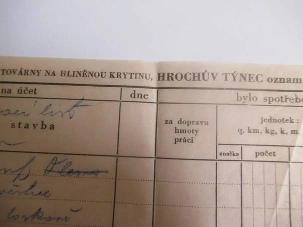 Hrochův Týnec - F. Slavík - Továrny na hliněnou krytinu