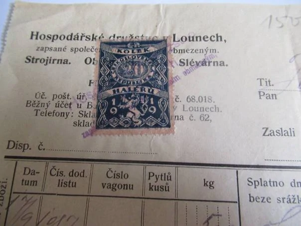 Louny - Hospodářské družstvo - strojírna, slévárna - 1936