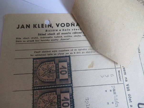 Vodňany - Jan Klein - Bičiště a hole všech druhů a provedení - sklad všech sil manila, rákosu, biče všech druhů, šněrovadla kožená - 1939