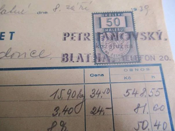 Blatná - Petr Janovský - Koželužna - 1939