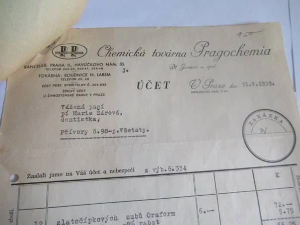 Praha - Pragochemia - chemická továrna - 1939
