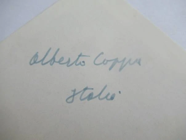 Erotické exlibris P.E. Lévy – Tři Grácie | Alberto Coppa, signováno na rubu, 12,5x7,5 cm