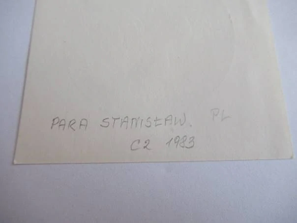 riginální Mědirytina Exlibris Stanisław Para 1983 – MBP Żary (7,5 x 7,5 cm)