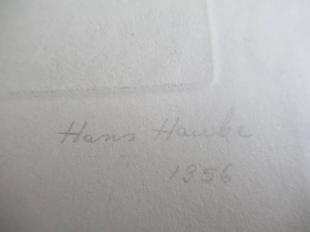 Originální Hlubotisk Exlibris Ludo Segers Ženský Akt Děti – Hans Hauke 1956 (12,5 x 10,5 cm)