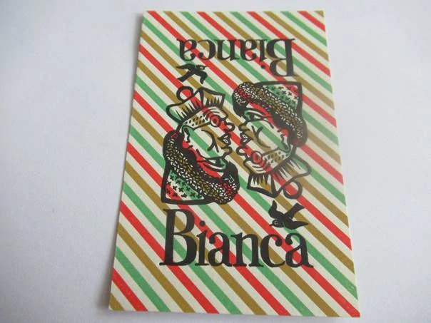 Kinder-exlibris Bianca Strens, 1945, W. J. Rozendaal – Cliche-druk (X1), 10,5 × 7 cm