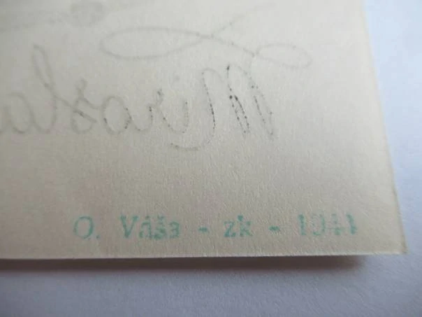 Exlibris Miroslav Cinner, 1941, O. Váša – Zinkografie / knihtisk, 8,5 × 7,5 cm