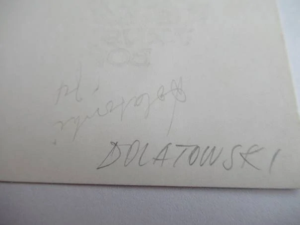 Profesionální originální Exlibris J. Rijsterborgh – Motiv Portrét Mikuláše Koperníka – Zbigniew Dolatowski (9,5x6,5 cm)