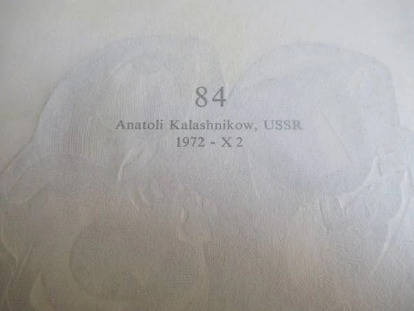 Exlibris – Vagn Clemmensen – Anatolij Ivanovič Kalašnikov (1972), originální dřevoryt (12 x 9,5 cm)