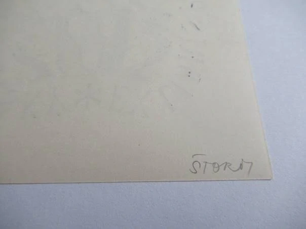 Exlibris Pictoris Stanislai Hlinovský – Břetislav Štorm, cca 1945 – originální modrá zinkografie, cechovní heraldický motiv, 10x8 cm