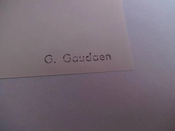 Exlibris – Václav Grégr – Gerard Gaudaen – Mořská panna s trojzubcem – 21×14,5 cm – dřevoryt (X2)