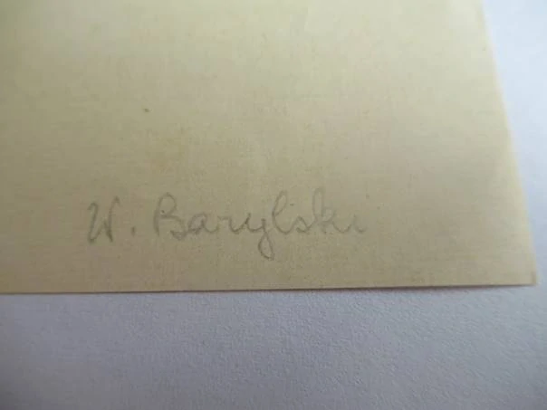 Exlibris – Paul Fister – Wojciech Barylski – motiv: Ženský akt a Pegas – 12,5×10 cm – dřevoryt (X2)