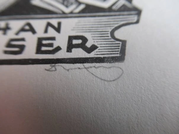 Exlibris – Johan Visser – Drahos István – motiv: Sedící ženský akt, šašek a sbírka exlibris – 9,5×7 cm – dřevoryt (X2)