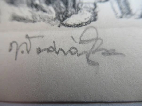 Exlibris – J. V. – Jaroslav Vodrážka – motiv: Ukřižovaný Kristus, Jan Hus a král Václav IV. – 15×10 cm – lithografie – 1941