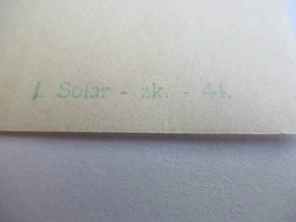 Exlibris – Miroslav Cinner – J. Solar – Kaligrafický monogram MC – zinkografie, 14×10 cm