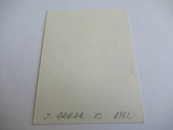 Exlibris – Kalju Leib – Jüri Arrak – Dělník u stavebního jeřábu – linoryt (X3), 8,5×6,5 cm