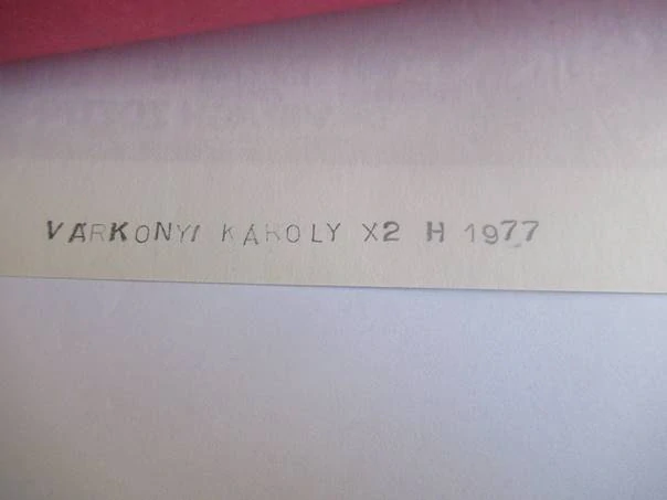 Exlibris – In memoriam Debrecen – Dr. Virágh Zoltán – Várkonyi Károly – Koňský povoz před debrecenským kolegiem – dřevoryt (X2), podkladový papír 20,5×14,5 cm