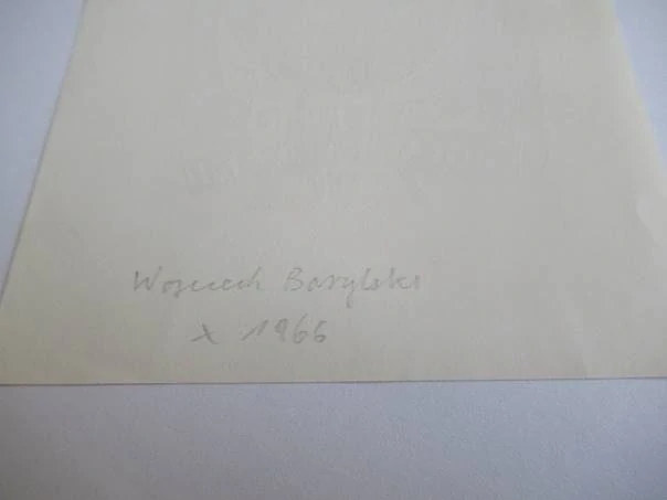 Exlibris – 750 Lat Częstochowy – Dom Książki – Wojciech Barylski – Městská brána a hradby – dřevoryt / linoryt (X), 13,5×10 cm
