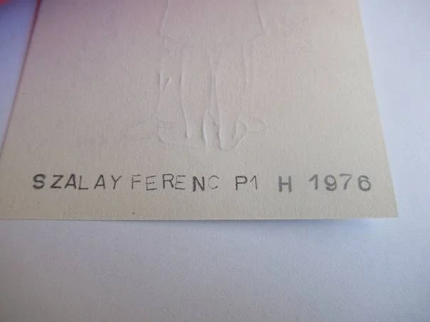 Exlibris – Dr. Kovács Károly – Szalay Ferenc – Objímající se milenci – zinkografie (P1), podkladový papír 20,5×14,5 cm