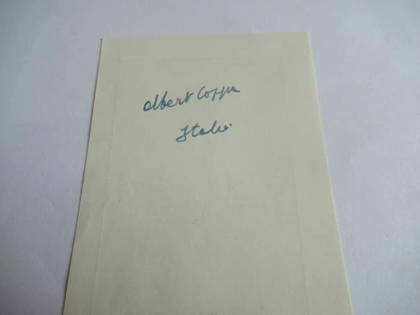 Exlibris – Pierre Edmond Lévy – Albert Coppa – Flamenco s kytaristou (Španělský motiv) – původní zinkografie / perokresba, 10,5×8 cm