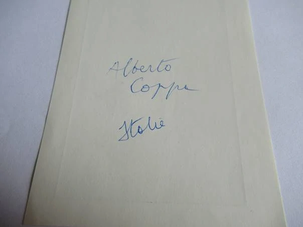 Exlibris – Pierre Edmond Lévy – Albert Coppa – Flamenco s kytaristou (Španělský motiv) – původní zinkografie / perokresba, 10,5×8 cm