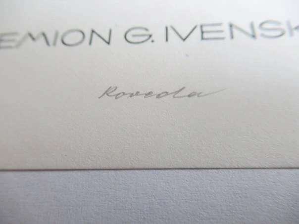 Exlibris – Semion G. Ivensky – Roland Roveda – Graz (Rakousko), 1972 – původní zinkografické klišé – 8×7 cm