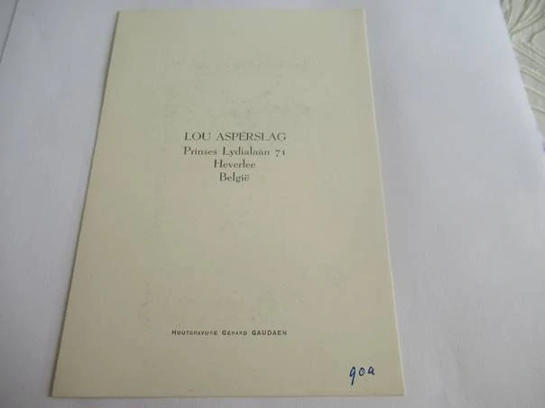 Sběratelská PF 1963 – autor: Gerard Gaudaen – motiv akt ženy s námořníkem a lodičkami, dřevoryt X2 (15 × 10 cm)
