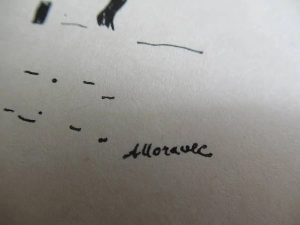 Sběratelská PF 1987 – autor: Alois Moravec – motiv Chudá ladařská rodina, tisk (15 × 10 cm)