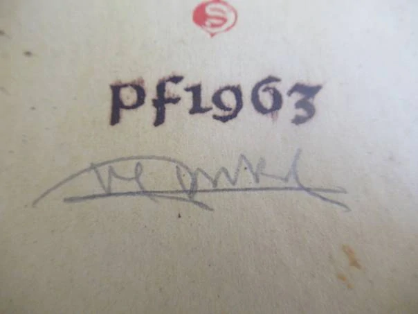 Novoroční PF 1963 s motivem romantického benátského kanálu s gondolami, vhodné pro sběratele novoročenek a drobné grafiky, originální podepsaný tisk, rozměr 15,5 × 10,5 cm
