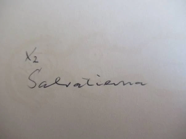 Novoroční PF 1970 s motivem ženského aktu na podstavci pro Johana H. A. Jansena, vhodné pro sběratele novoročenek a exlibris, autor Salvatierra, originální podepsaný dřevoryt (X2), rozměr 12 × 11 cm
