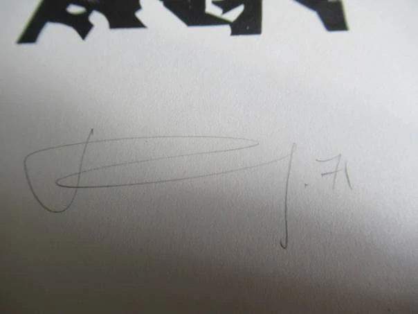 Volná grafika s kubistickým exlibris, autor Kalašnikov, originální tisk z roku 1971, vlastnoruční autorská signatura a datace, rozměr 22 × 16 cm