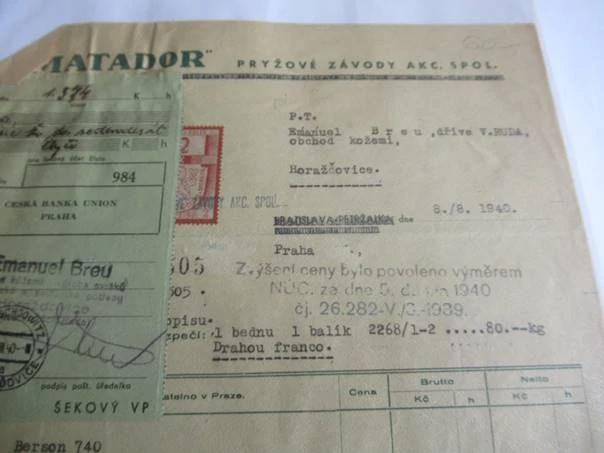 Praha - Matador - Pryžové závody - 1940