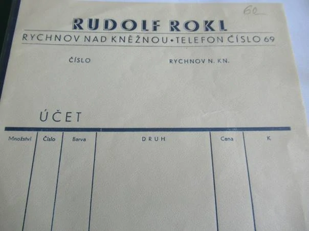 Rychnov nad Kněžnou - Rudolf Rokl