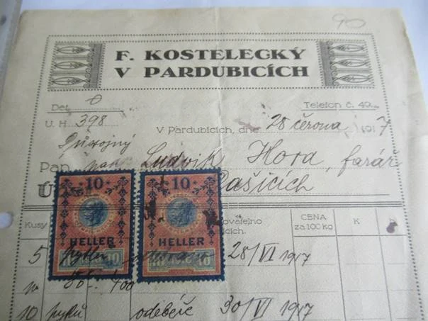 Pardubice - F. Kostelecký 1917