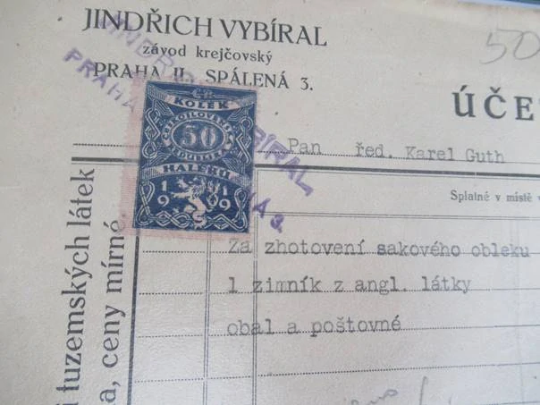 Praha II. - Jindřich Vybíral - Závod Krejčovský - 1926